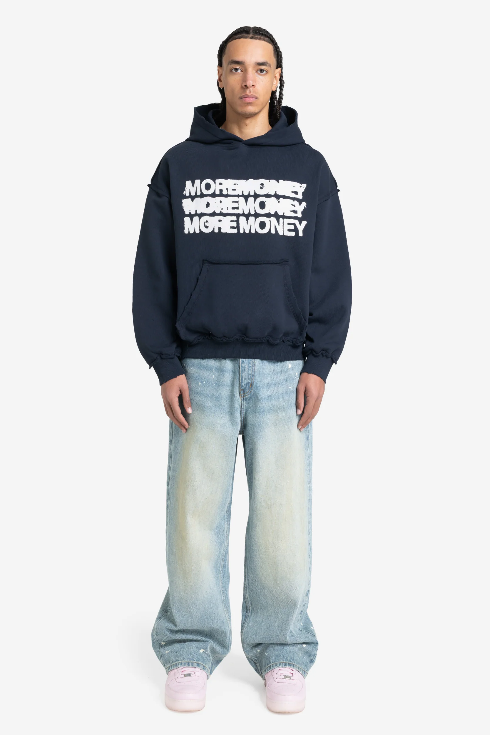 TRIOLOGY HOODIE NAVY - Image 4