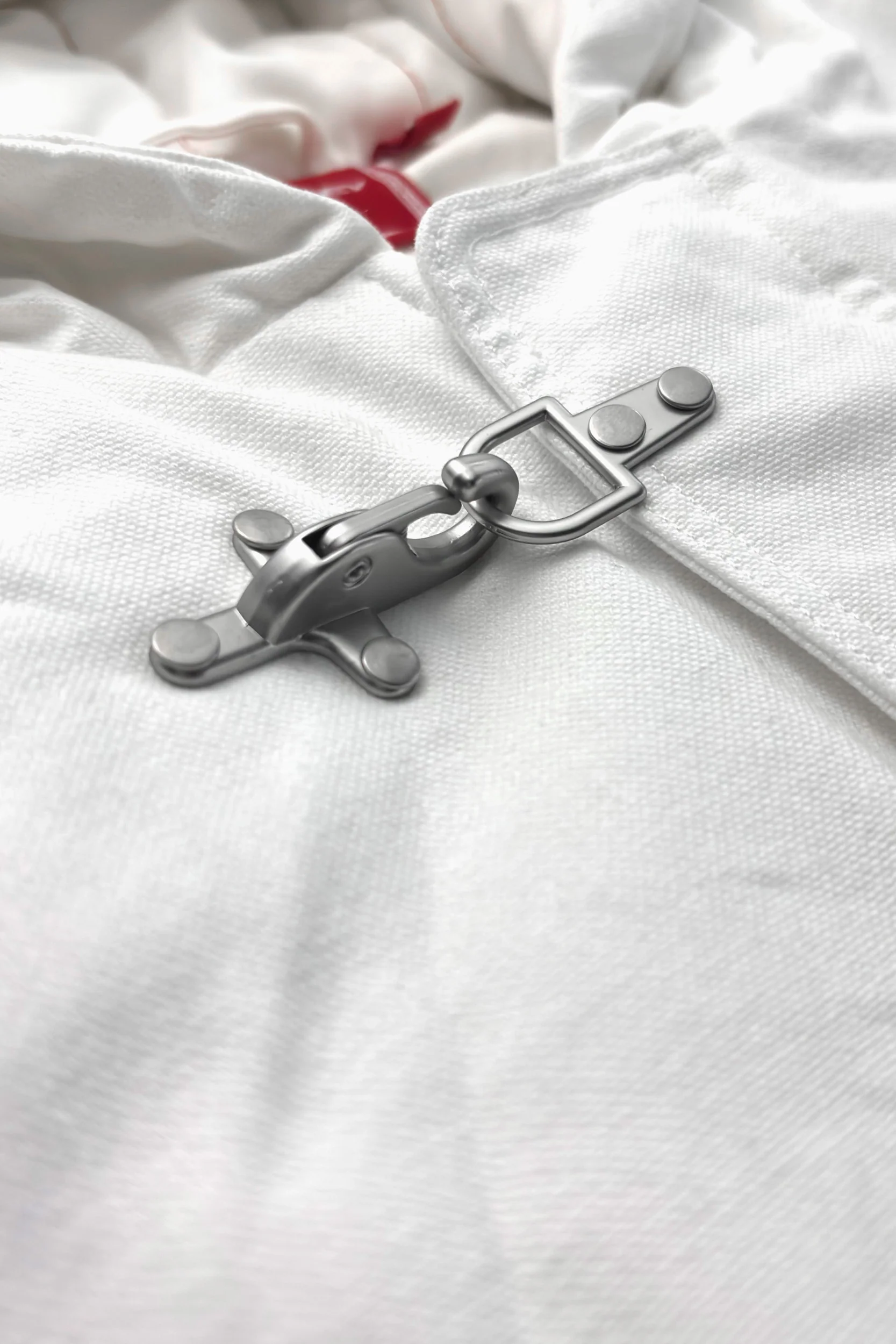 UTILITY CANVAS JACKET WHITE DUST - Image 5