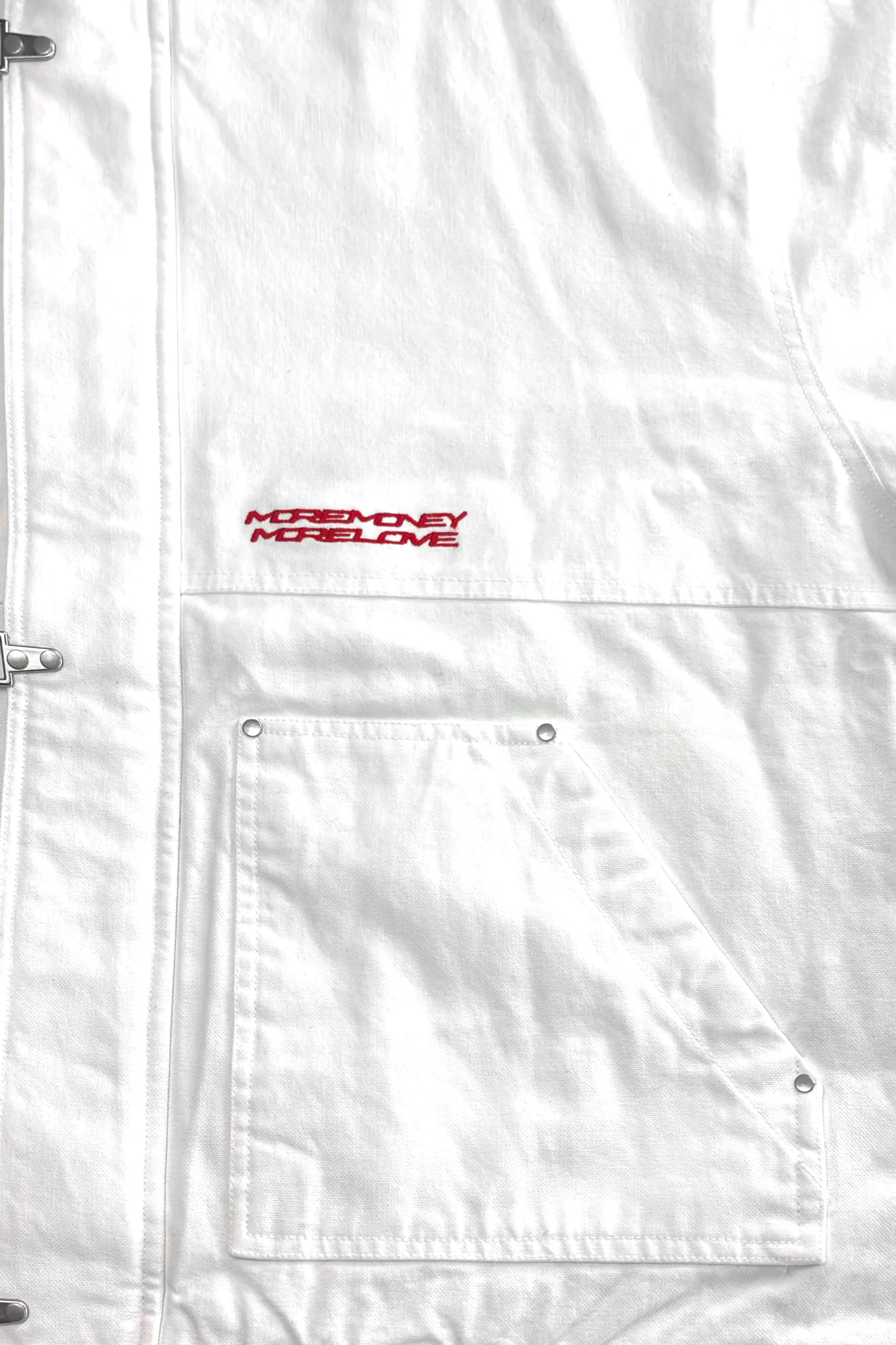 UTILITY CANVAS JACKET WHITE DUST - Image 9