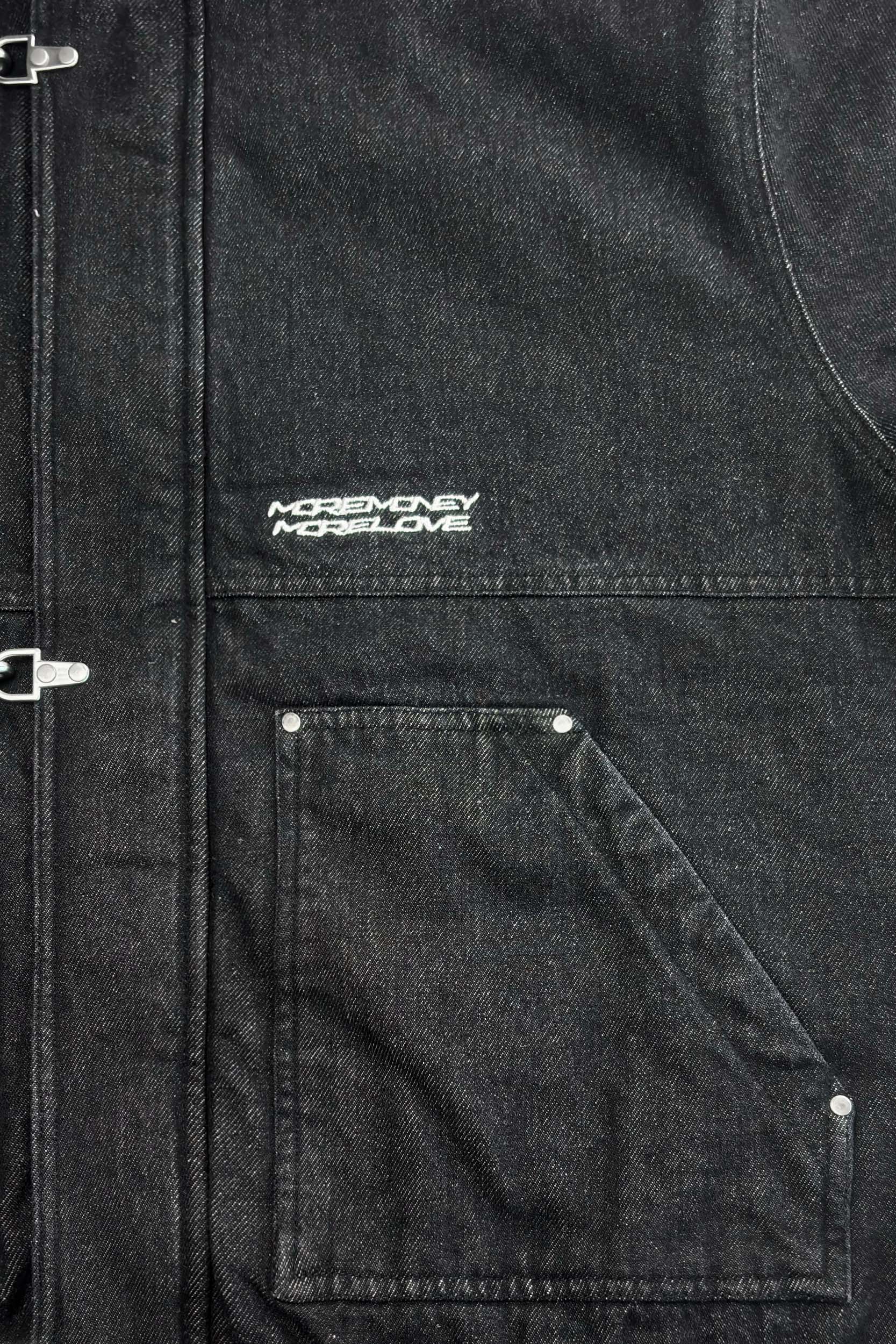 UTILITY DENIM JACKET BLACK IRON - Image 9
