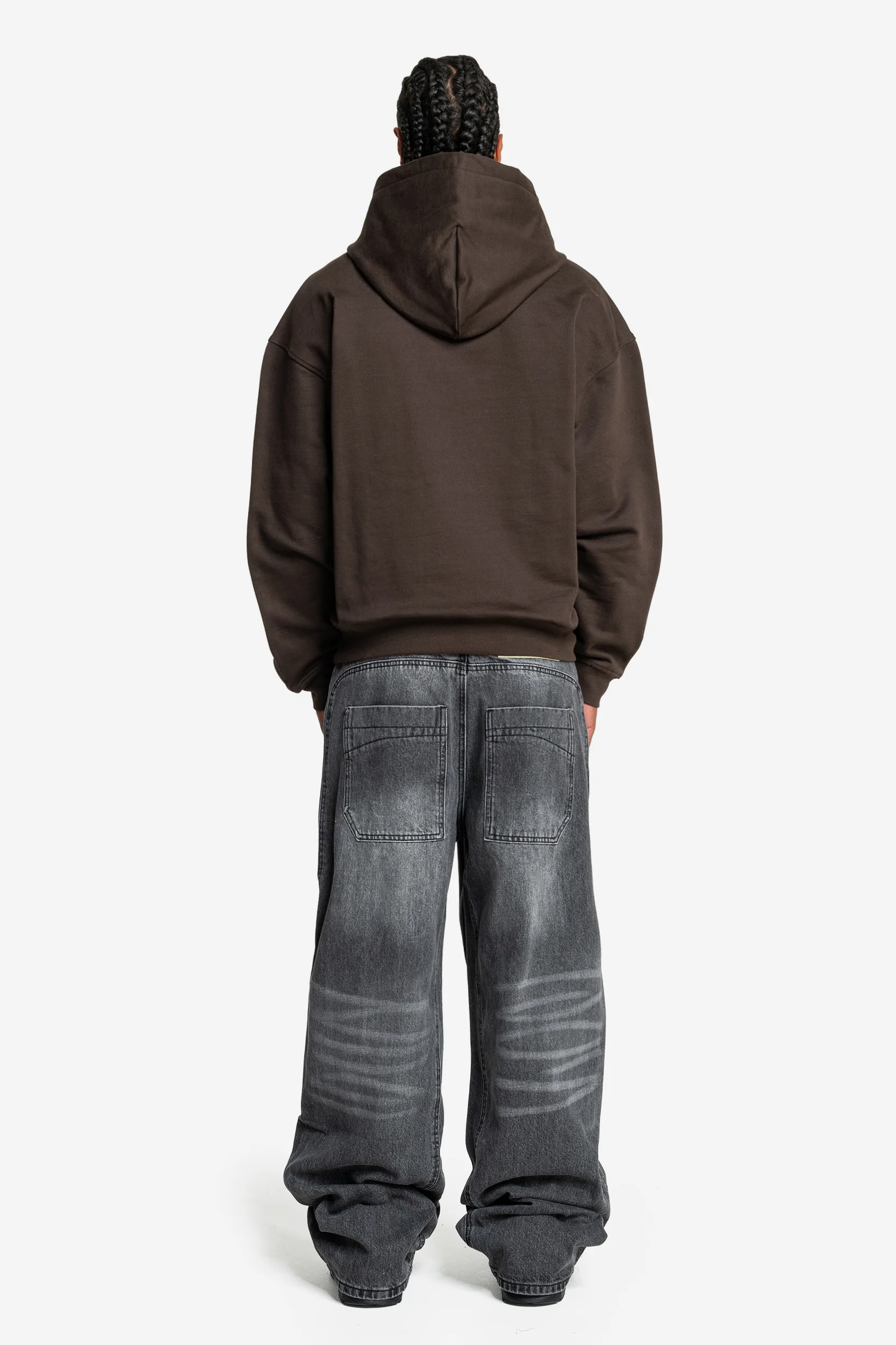 WET DREAM HOODIE DARK BROWN - Image 5