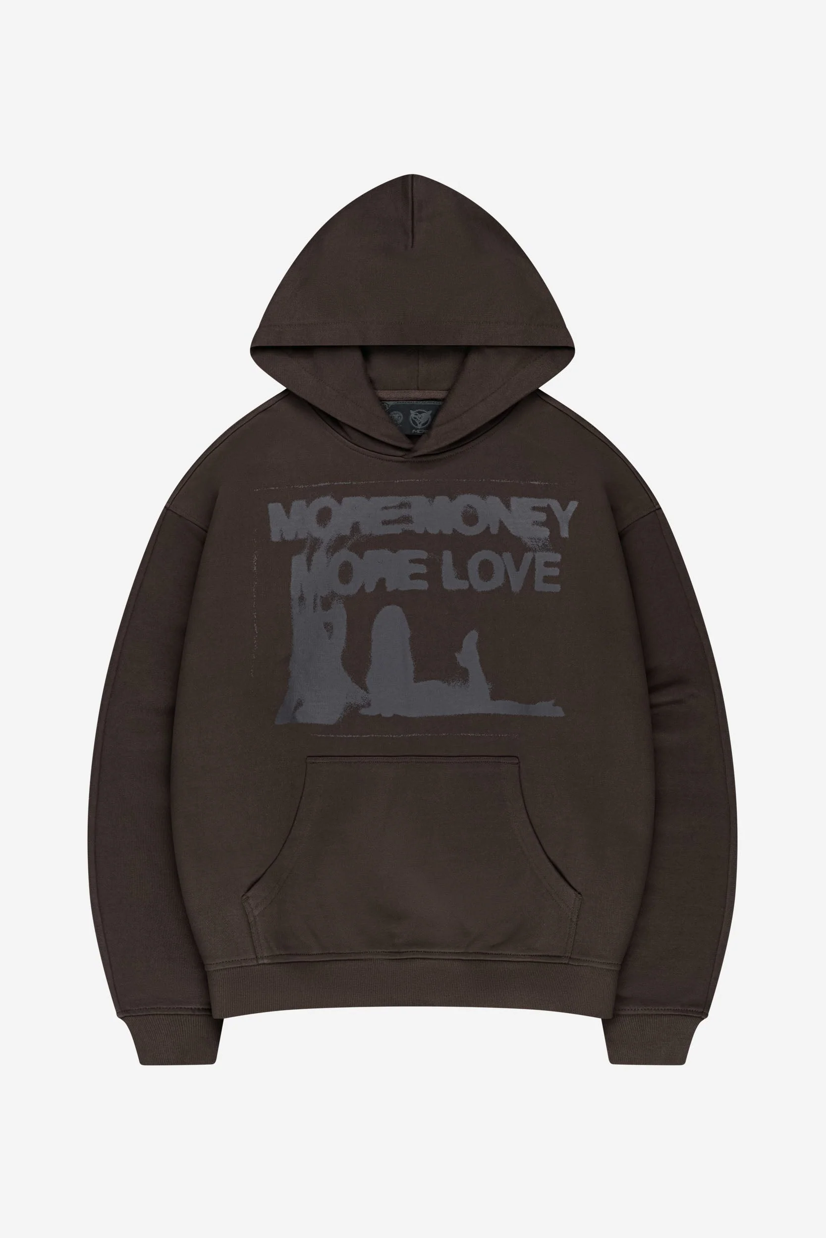 WET DREAM HOODIE DARK BROWN + BASE JOGGER DARK BROWN - Image 2