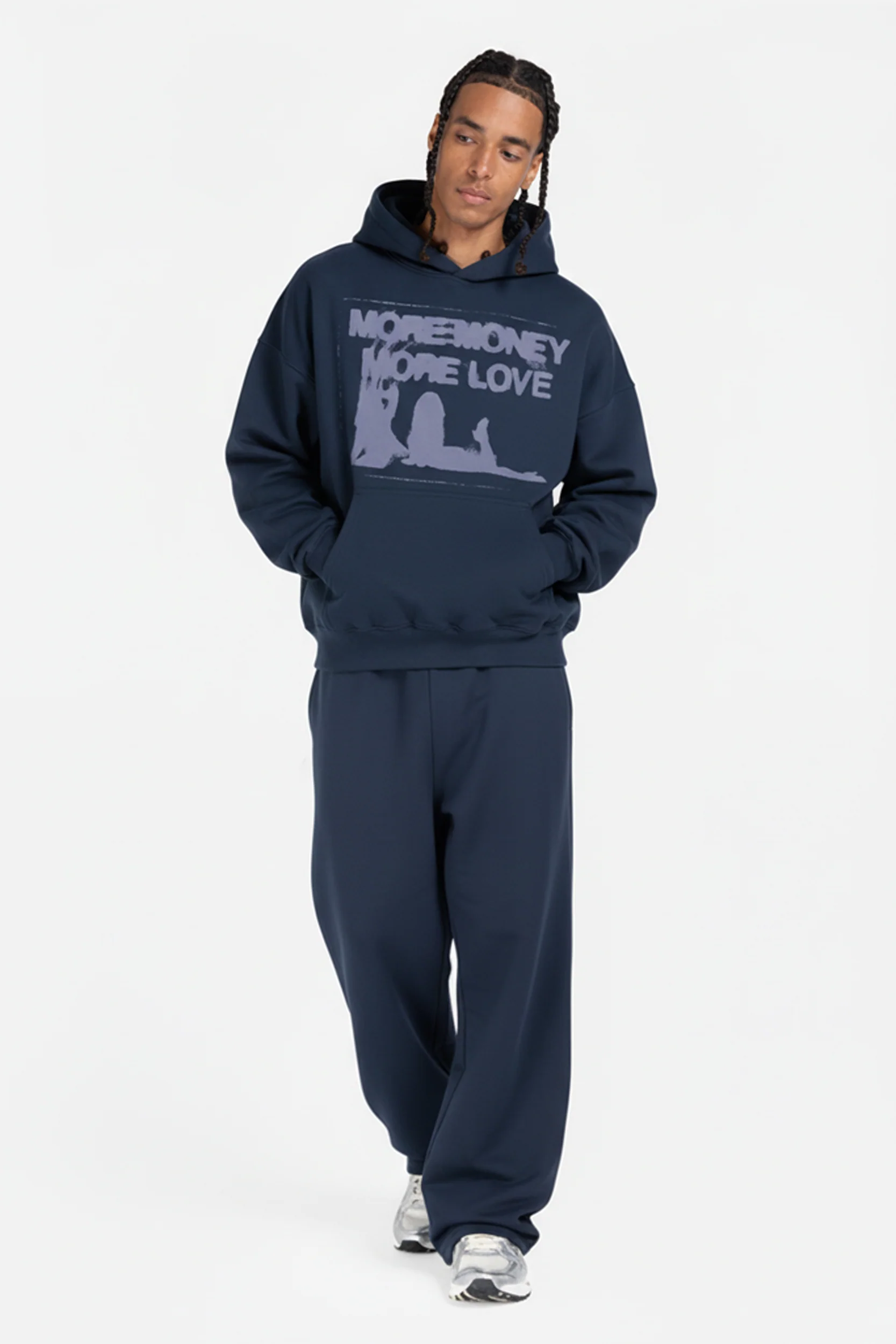 WET DREAM HOODIE NAVY - Image 3