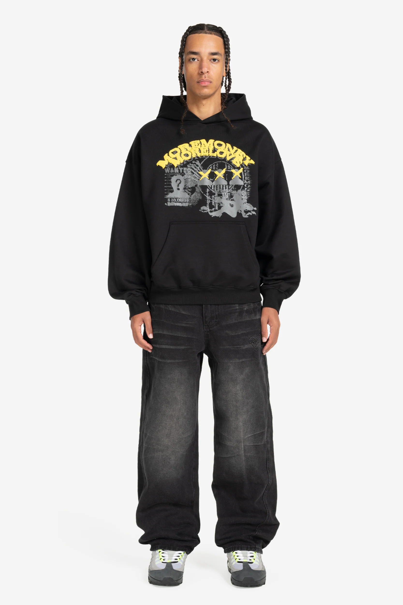 WILDLY WANTED HOODIE BLACK - Image 3