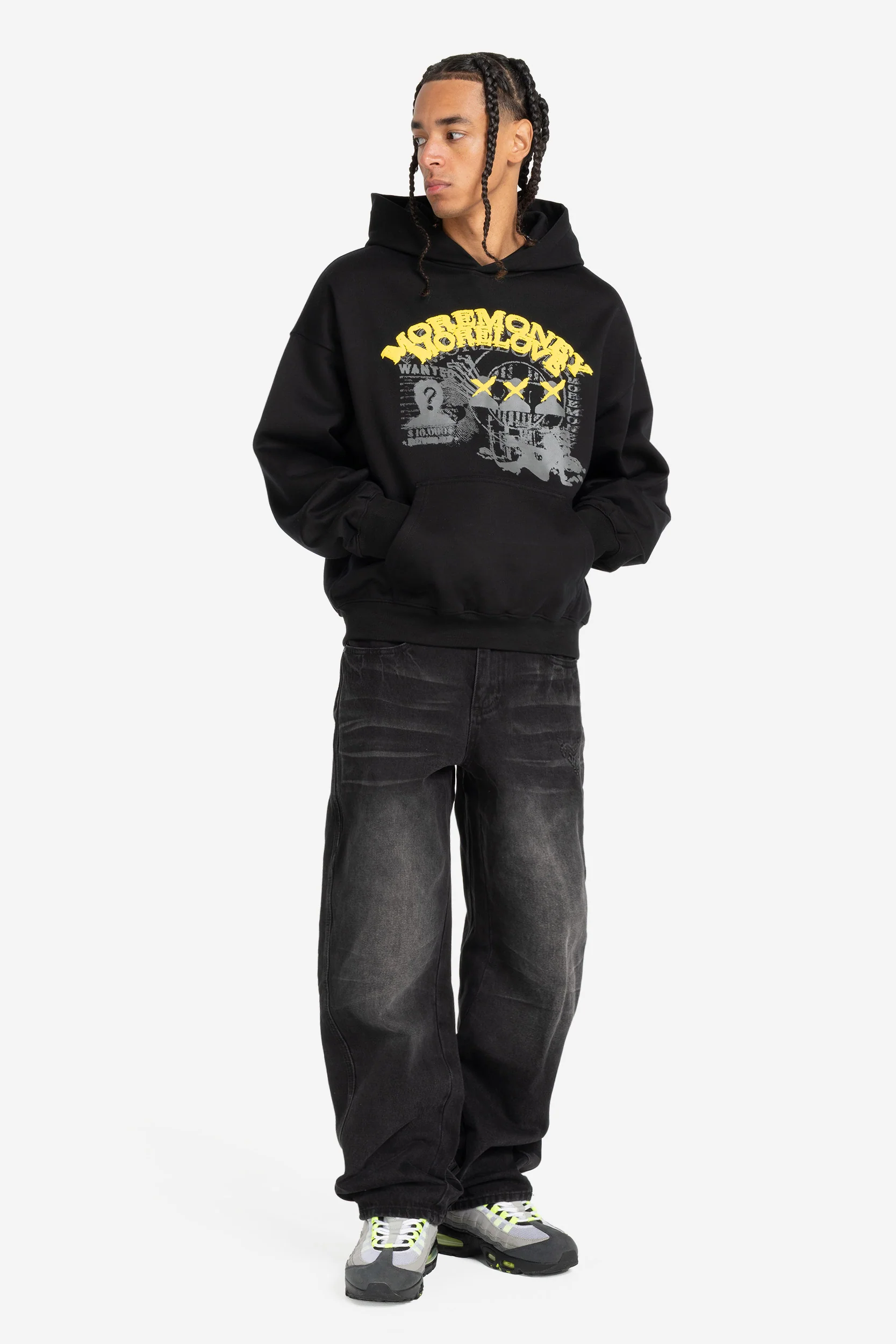 WILDLY WANTED HOODIE BLACK - Image 4