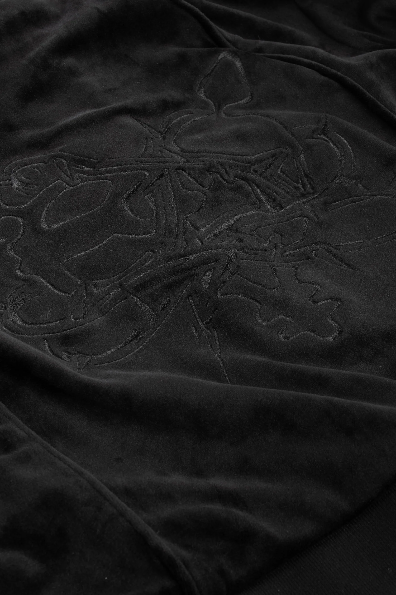 WOMEN'S VELOUR JACKET BLACK - Image 6